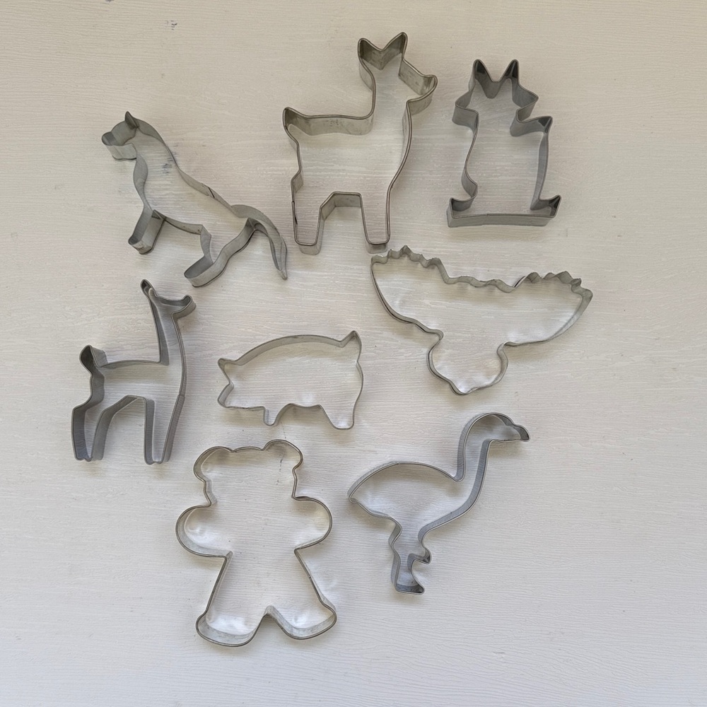 Animal Cookie Cutter Set - Stainless Steel